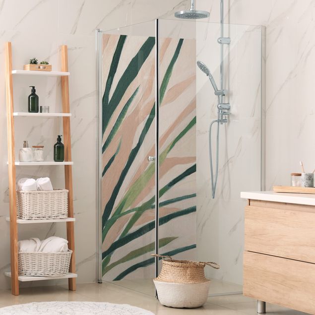 Shower panels Foliage With Shadows