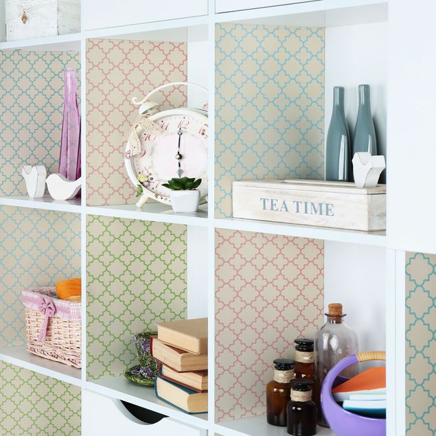 Adhesive film - Bright Moroccan Mosaic In 4 Colours