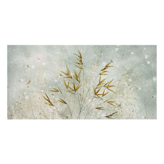 Splashback - Delicate Branches In Winter Fog - Landscape format 2:1