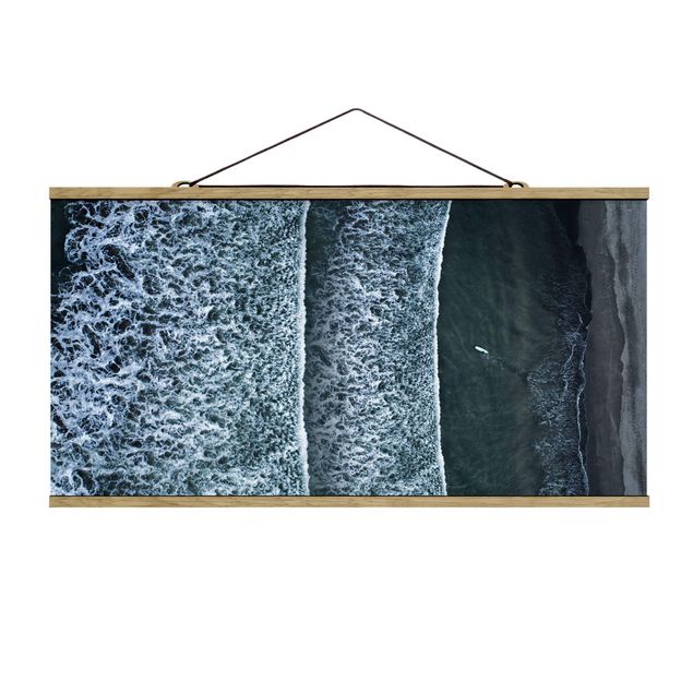 Fabric print with poster hangers - Aerial View - The Challenger