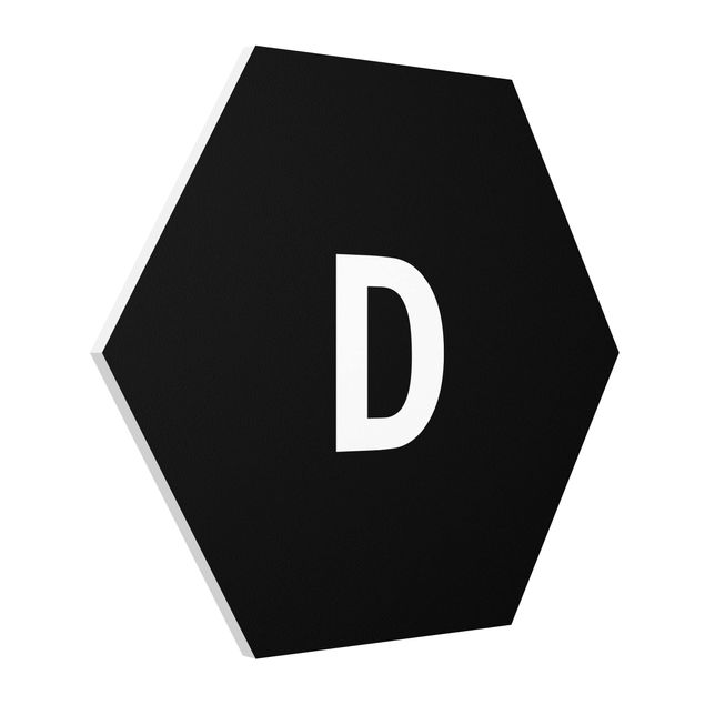 Forex hexagon - Letter Black D