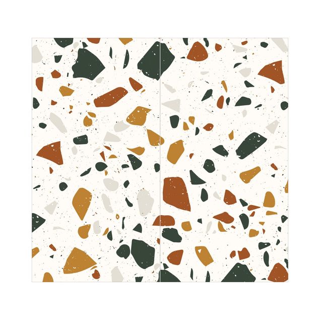 Shower wall cladding - Detailed Terrazzo Pattern Leghorn