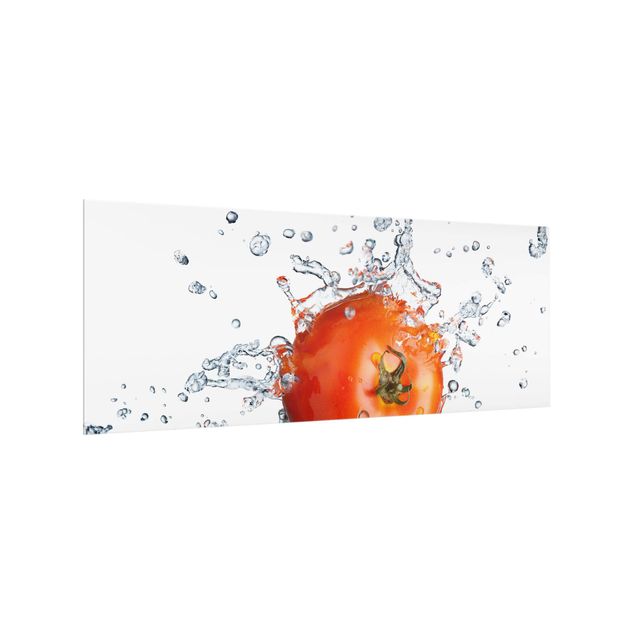 Glass splashback Fresh Tomato