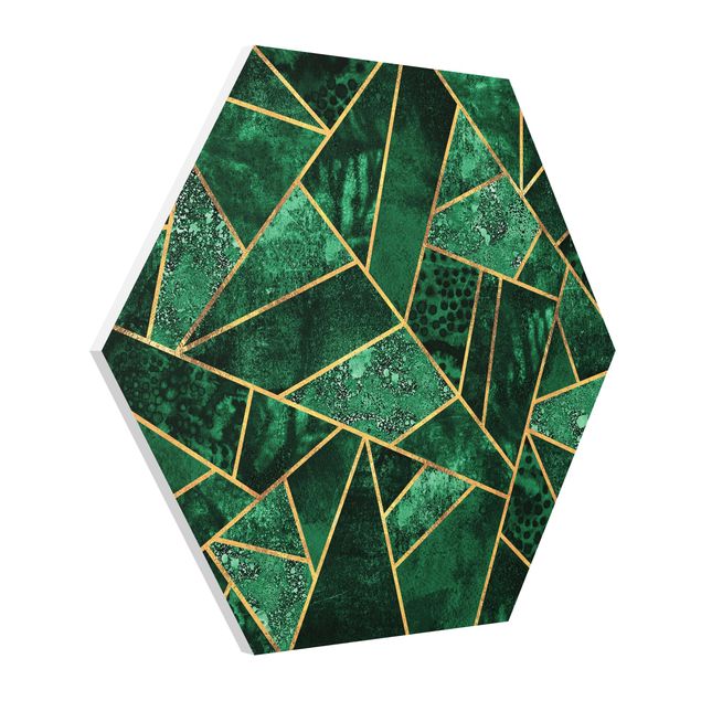 Forex hexagon - Dark Emerald With Gold