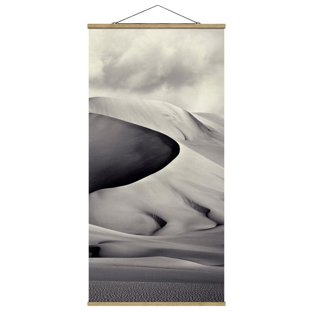Fabric print with poster hangers - In The South Of The Sahara