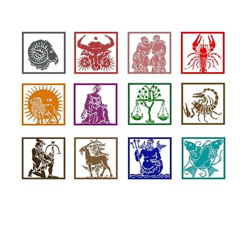 Spiritual wall decals Zodiac Sign II