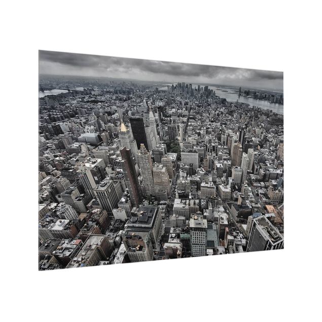 Glass Splashback - View Over Manhattan - Landscape 3:4