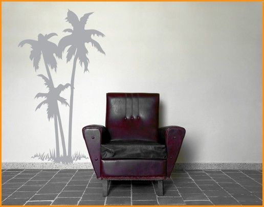 Golf wall stickers No.SF569 under palm trees