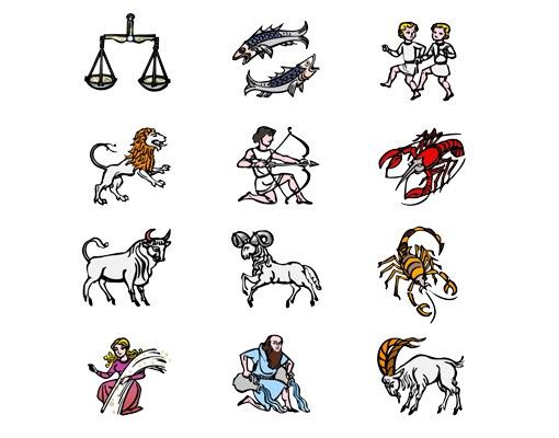 Spiritual wall decals No.155 Signs of the Zodiac