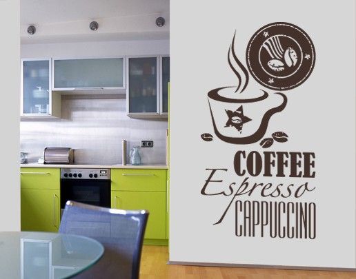 Wall stickers for cafe No.SF598 Coffee 5
