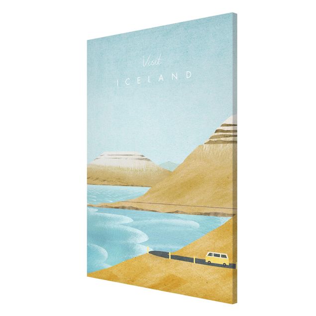 Magnetic memo board - Tourism Campaign - Iceland