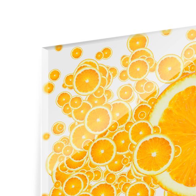 Splashback - Retro Orange Pattern