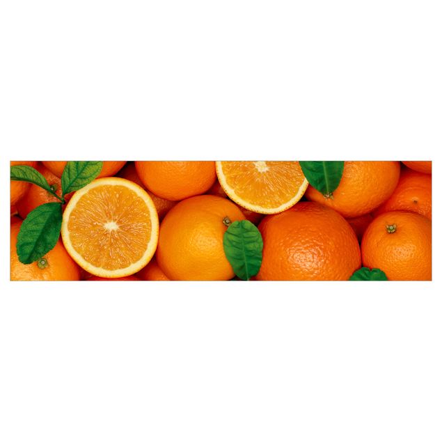 Kitchen wall cladding - Juicy oranges