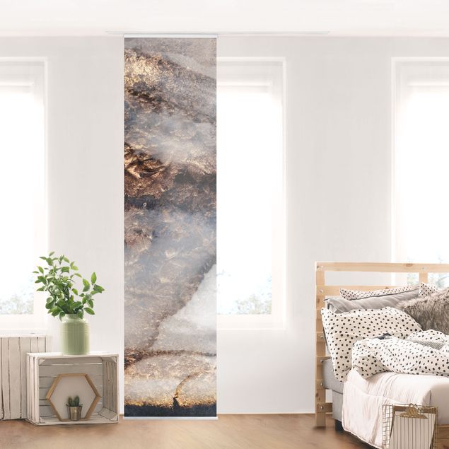 Sliding panel curtain - Golden Marble Painted