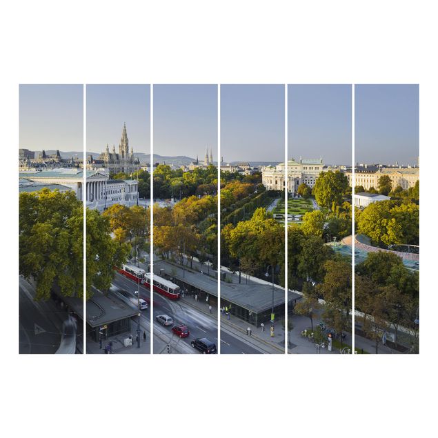 Sliding panel curtains set - View Of Vienna