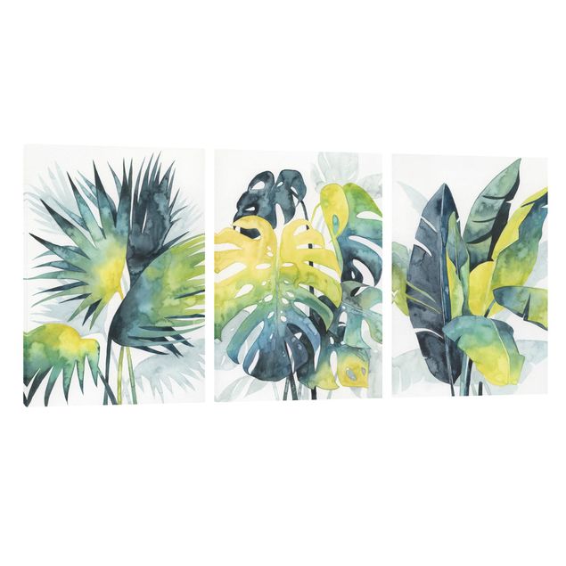 Print on canvas - Tropical Foliage Set II