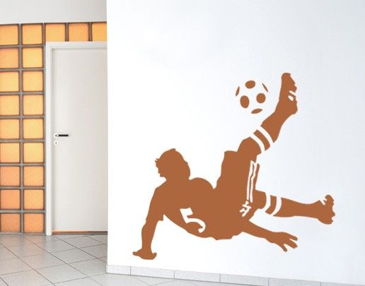 Wall sticker - No.UL482 soccer bicycle kick