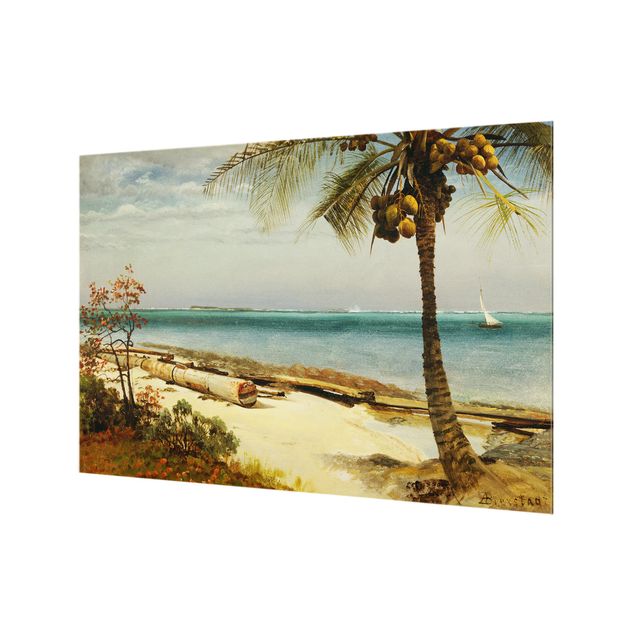 Splashback - Albert Bierstadt - Tropical Coast