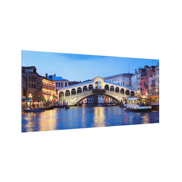 Glass splashbacks Rialto Bridge In Venice