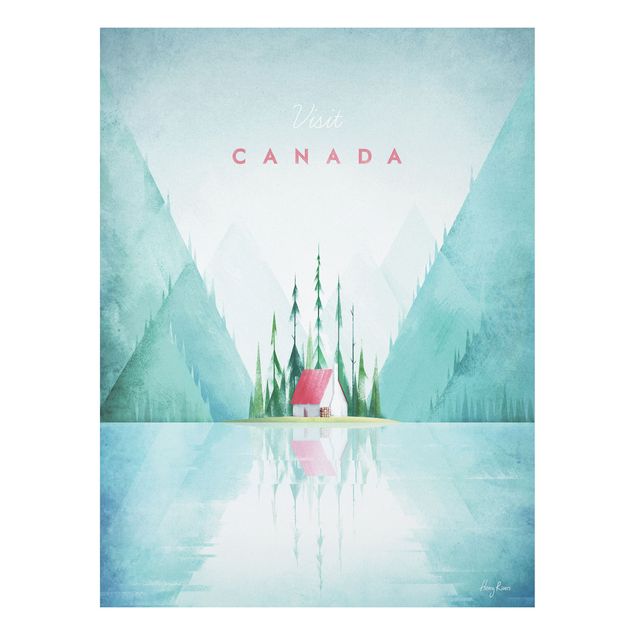 Print on forex - Travel Poster - Canada