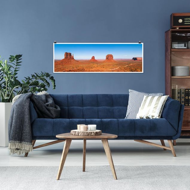 Panoramic poster nature & landscape - Rambling Colorado Plateau