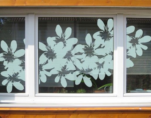 Window sticker - No.UL11 Flowers