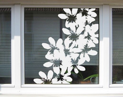 Window sticker - No.UL11 Flowers