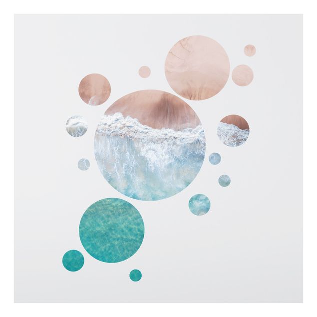 Splashback - Oceans In A Circle ll - Square 1:1