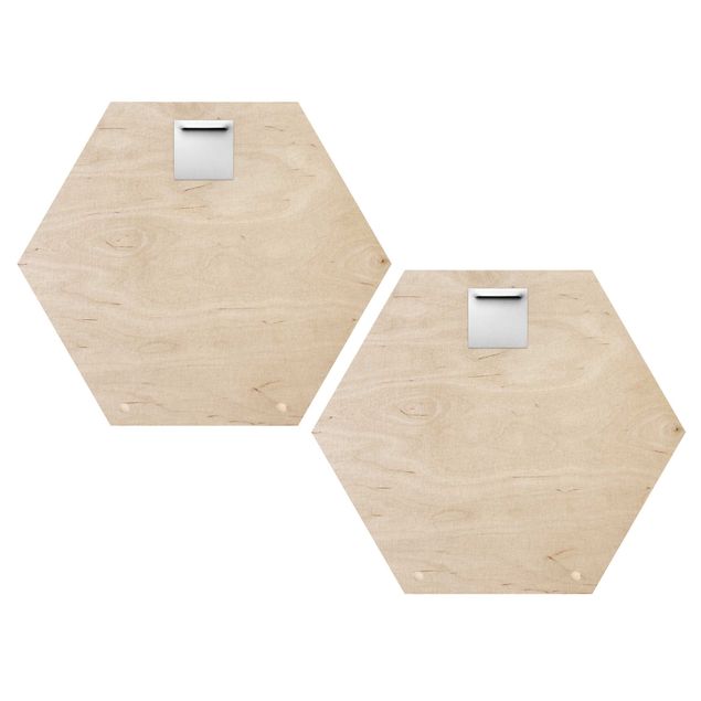 Wooden hexagon - Holy Chic & Vogue