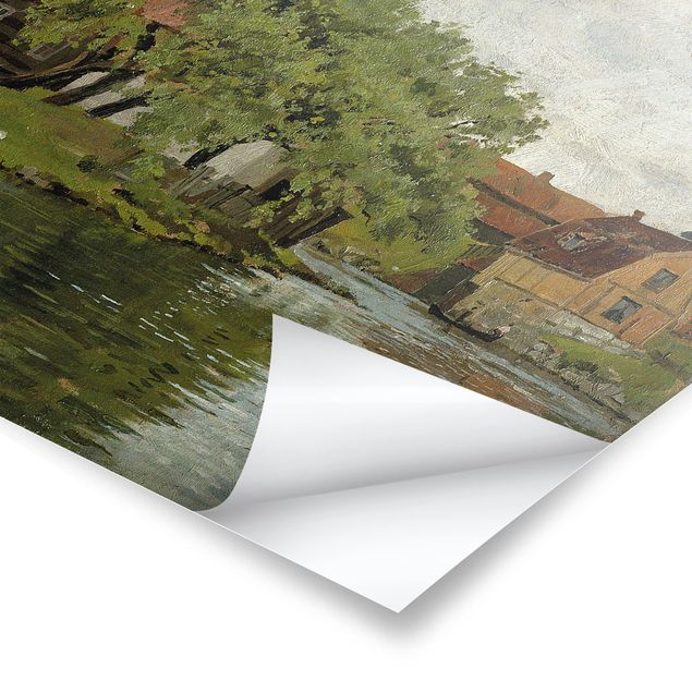Poster - Edvard Munch - Scene On River Akerselven