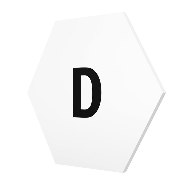 Forex hexagon - Letter White D