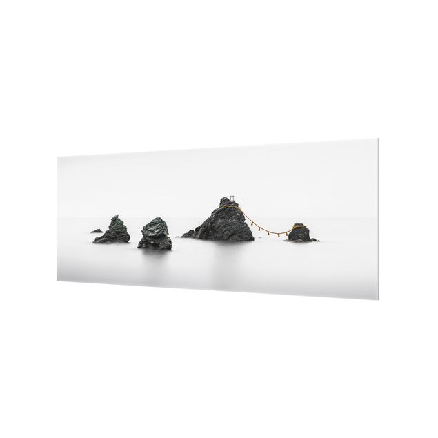 Splashback - Meoto Iwa - The Married Couple Rocks - Panorama 5:2