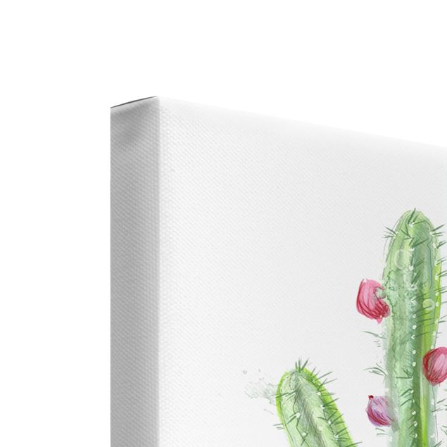 Print on canvas - Cactus With Bible Verse Set I