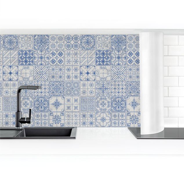 Kitchen wall cladding - Coimbra Blue