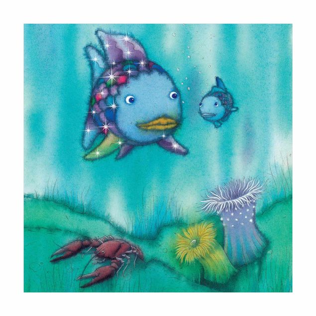Blue rugs The Rainbow Fish - Two Fish Friends Out And About