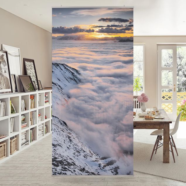 Room divider - View Of Clouds And Mountains