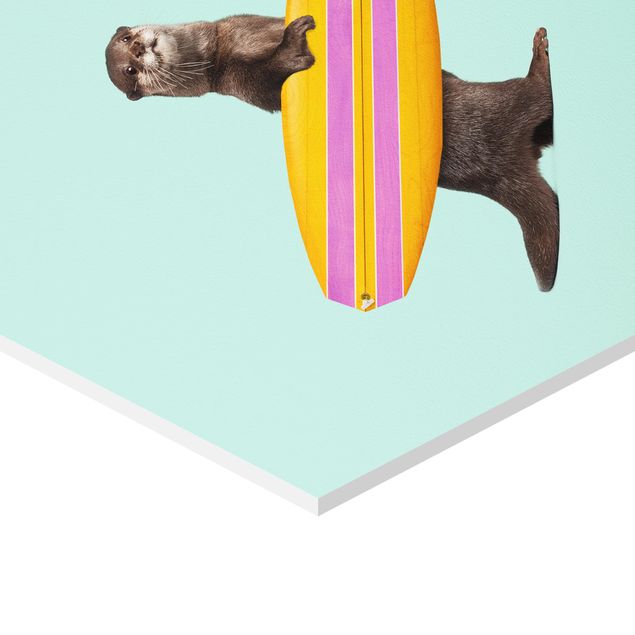 Forex hexagon - Otter With Surfboard