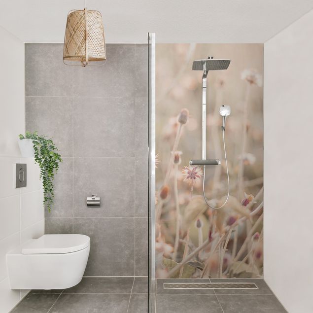 Shower wall cladding - Flowering Meadow In the Sun