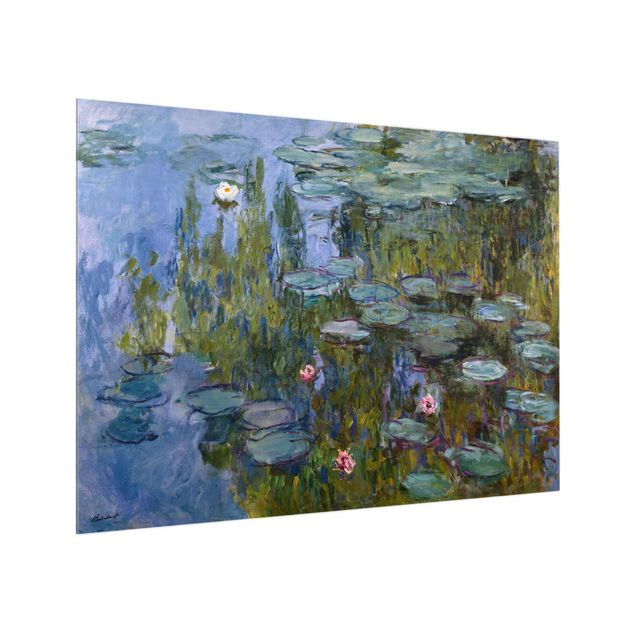 Glass splashback landscape Claude Monet - Water Lilies (Nympheas)