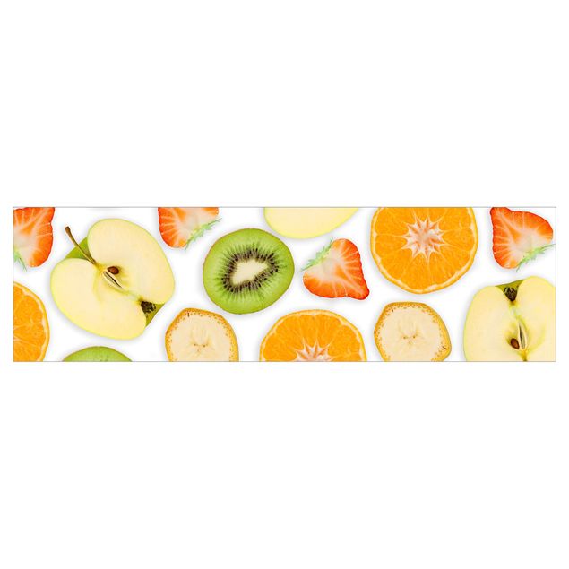 Kitchen wall cladding - Colourful Fruit Mix