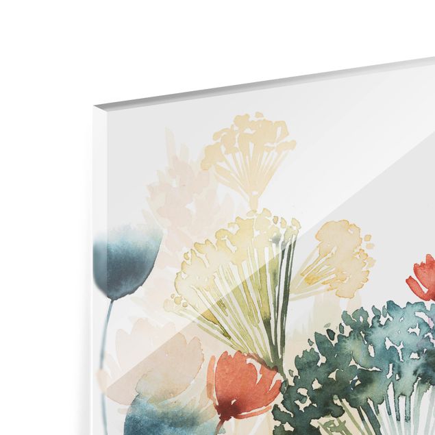 Glass Splashback - Wild Flowers In Summer I - Landscape 3:4
