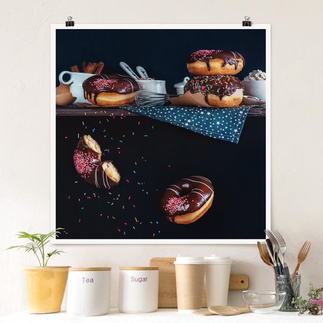 Poster - Donuts from the Kitchen Shelf