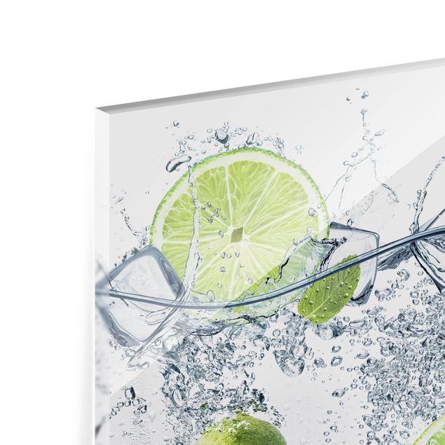 Glass Splashback - Refreshing Lime - Landscape 3:4