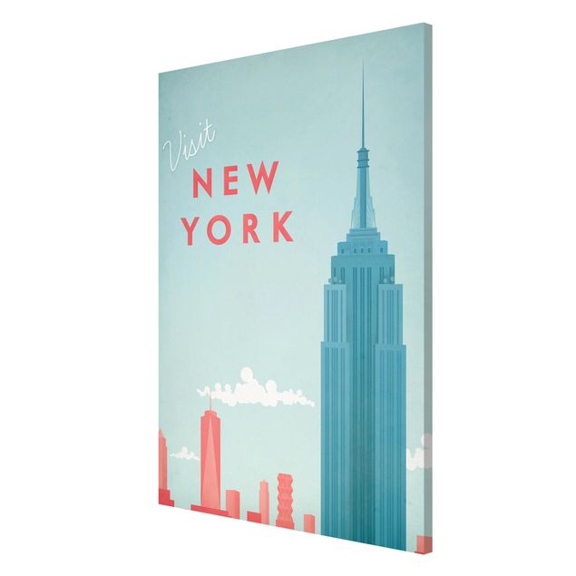 Magnetic memo board - Travel Poster - New York