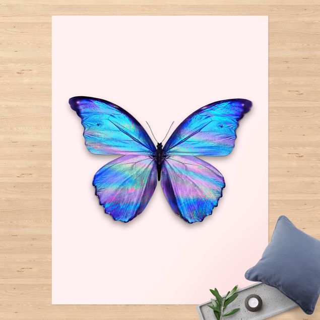 Balcony rugs Holographic Butterfly