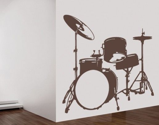 Wall stickers sport No.UL38 drums