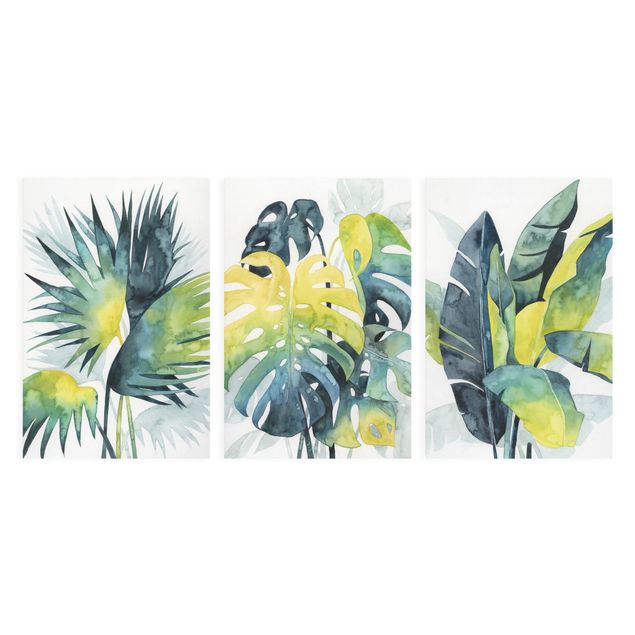Print on canvas - Tropical Foliage Set II
