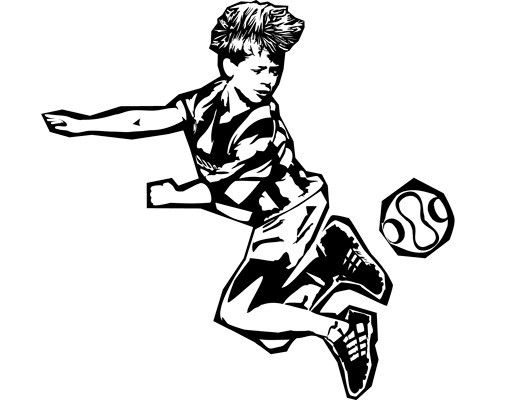 Wall stickers sport No.CG140 young players