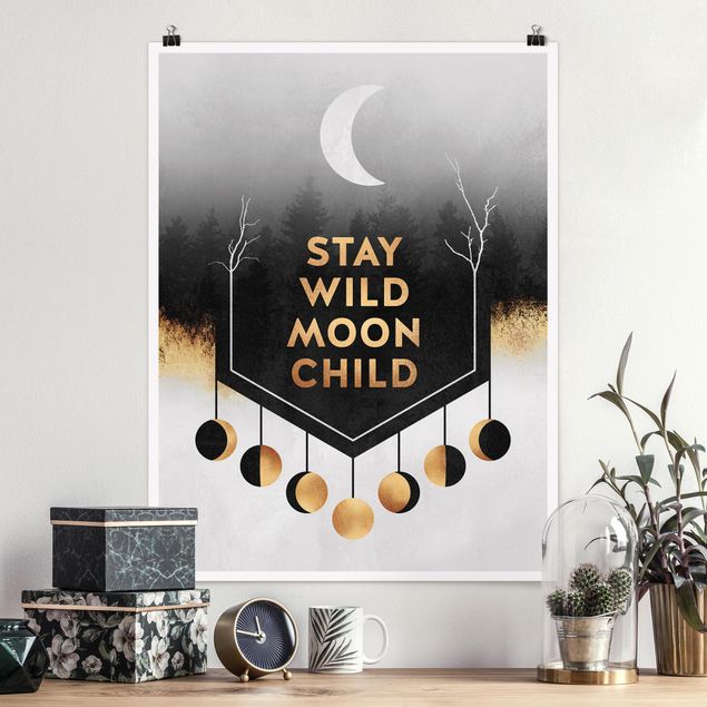 Poster - Stay Wild Moon Child