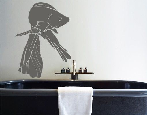 Wall stickers No.IS32 siamese fighting fish